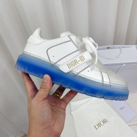 Dior clear flow shell toe sneakers