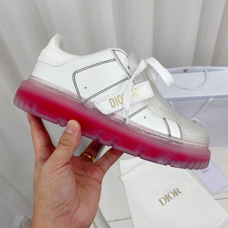 Dior clear flow shell toe sneakers