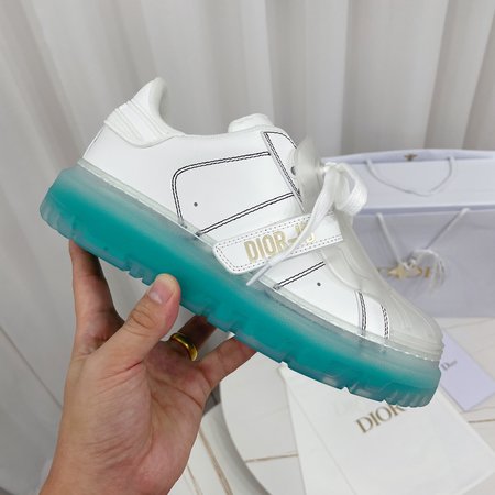 Dior clear flow shell toe sneakers