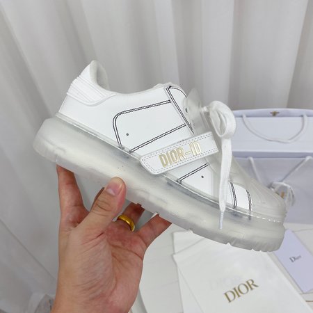 Dior clear flow shell toe sneakers