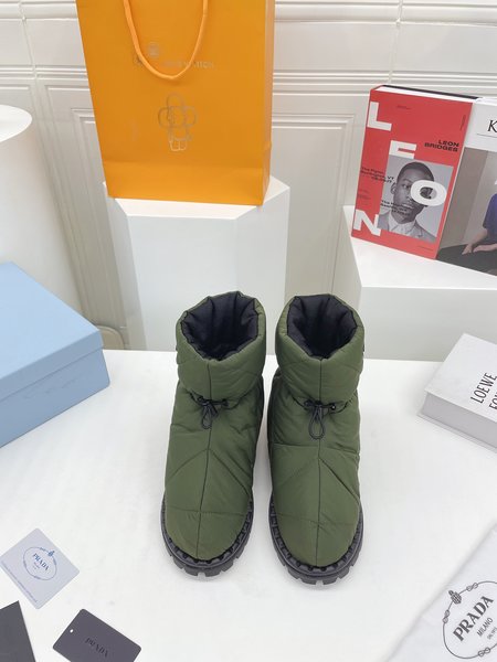 Prada Camouflage Space Cotton Boots