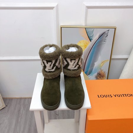 Louis Vuitton Minimalist Wool Booties