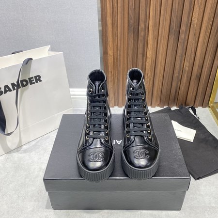 Chanel Boots Monogram Classic Calfskin