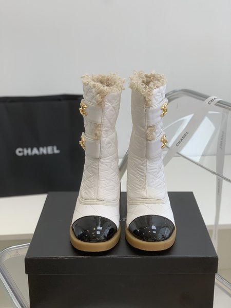 Chanel Classic boots retro design