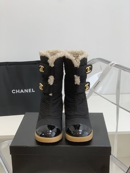 Chanel Classic boots retro design