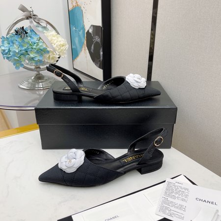 Chanel Camellia women s shoes, sheepskin heel height: 2.5cm/6cm