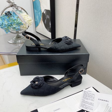 Chanel Camellia women s shoes, sheepskin heel height: 2.5cm/6cm