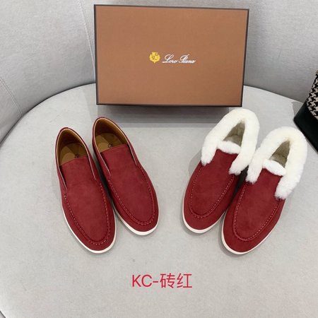 LP Suede Cashmere Loafers