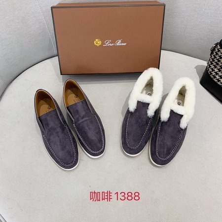 LP Suede Cashmere Loafers