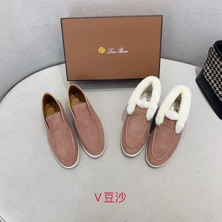 LP Suede Cashmere Loafers