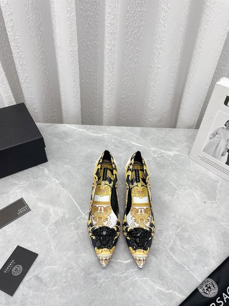 Versace 3D printed women s shoes