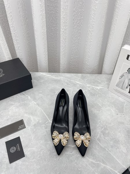 Versace women s butterfly buckle shoes