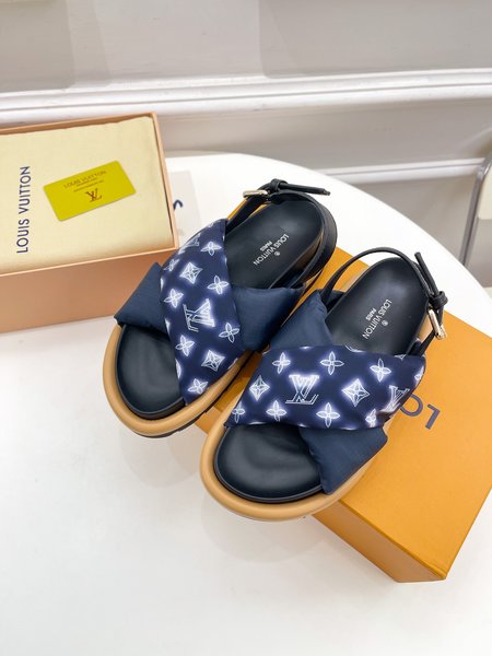 Louis Vuitton down sandals