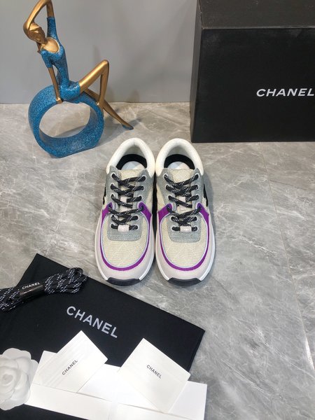 Chanel Casual sports shoes with diversified color design