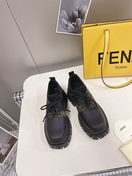 Fendi high bulkhead boots