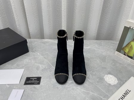 Chanel chain boots