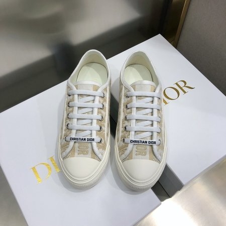 Dior Imported lambskin woven fabric casual shoes