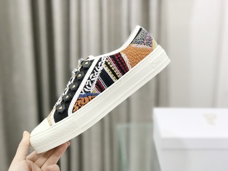 Dior Embroidered custom cloth shoes