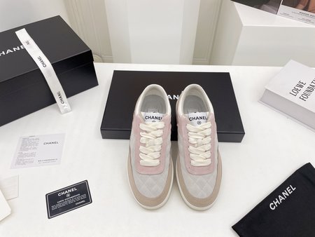 Chanel Embroidered Panda Casual Flat Shoes