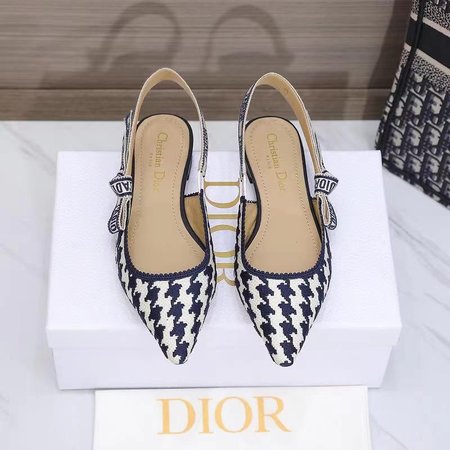 Dior JA webbing empty sandals