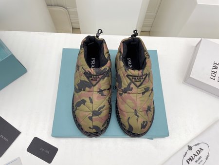 Prada Camouflage Space Cotton Boots