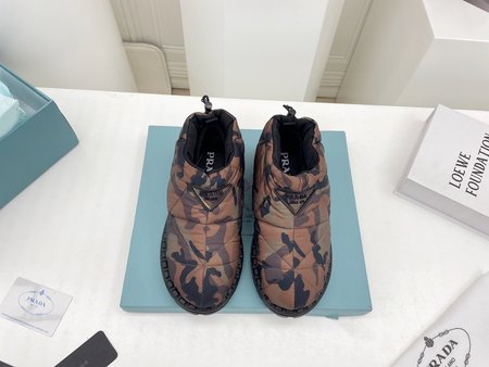 Prada Camouflage Space Cotton Boots