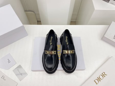 Dior women s horizontal buckle shoes