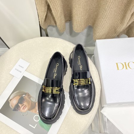 Dior british style leather shoes