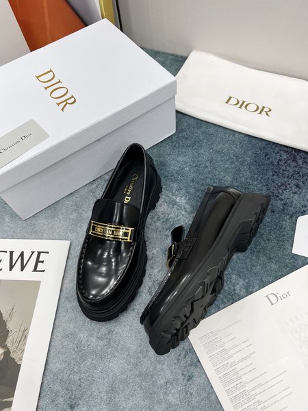 Dior vintage british style leather shoes