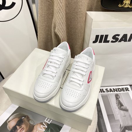 Prada triangle logo casual sneakers