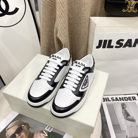 Prada triangle logo casual sneakers