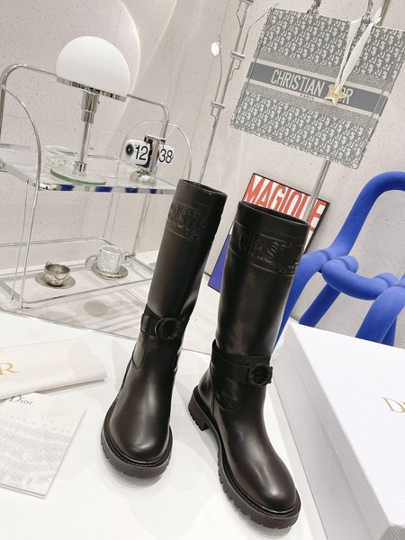 Dior High boots retro tooling knight style