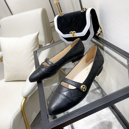 Chanel buckle shoes