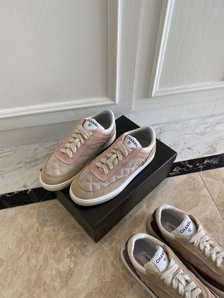 Chanel suede sneakers