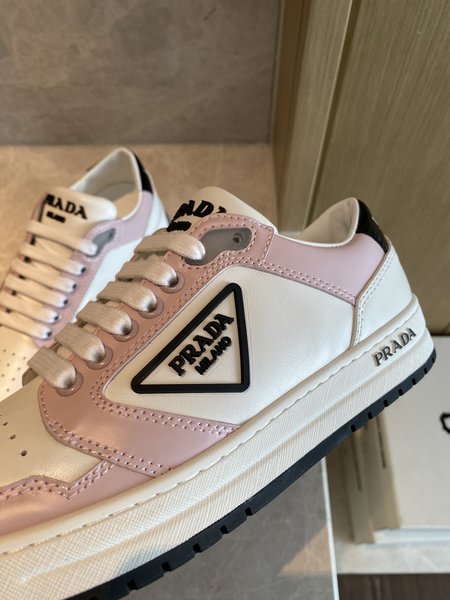 Prada leather sneakers