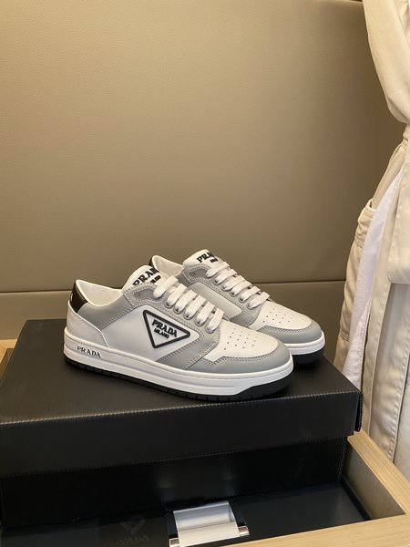 Prada Perforated leather sneakers