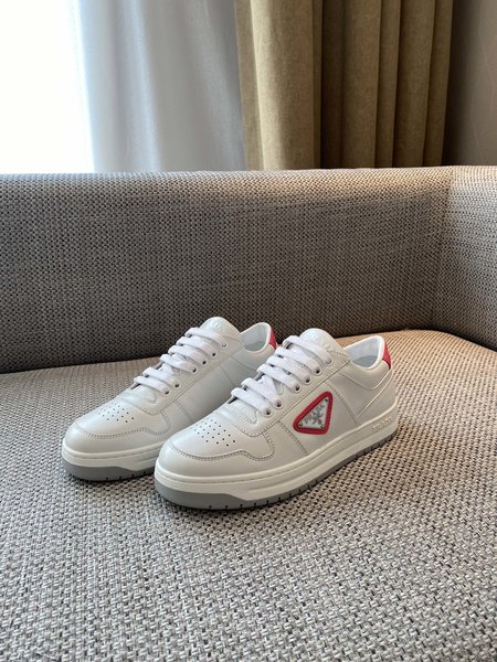 Prada Perforated leather sneakers