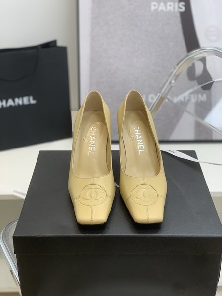 Chanel VintaGe bow heel women s shoes