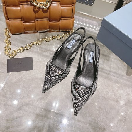 Prada Diamond Kitten Heels