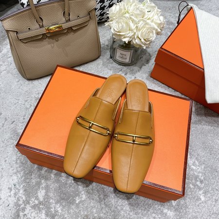 Hermes Muller Half Slippers