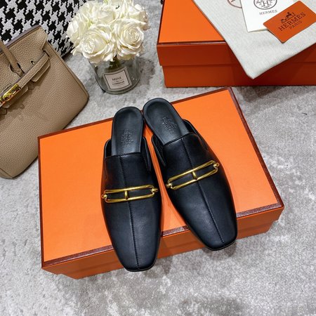 Hermes Muller Half Slippers