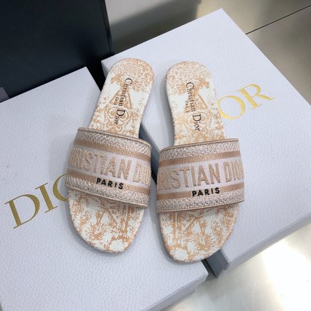 Dior Flat sandals/block heel slingback slippers