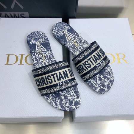 Dior Flat sandals/block heel slingback slippers