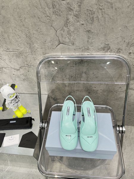 Prada Girly macaron mid-heel shoes