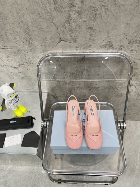 Prada Girly macaron mid-heel shoes