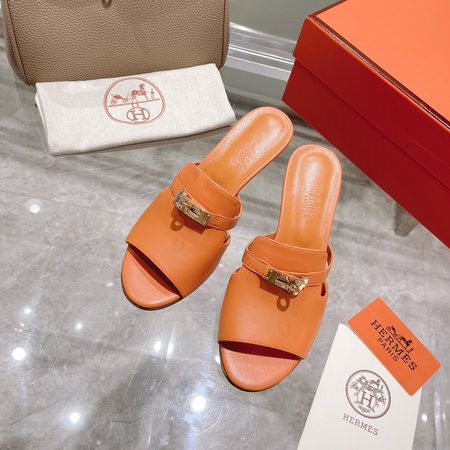 Hermes Sandals and slippers series imported calfskin