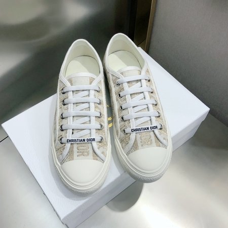 Dior Imported lambskin woven fabric casual shoes