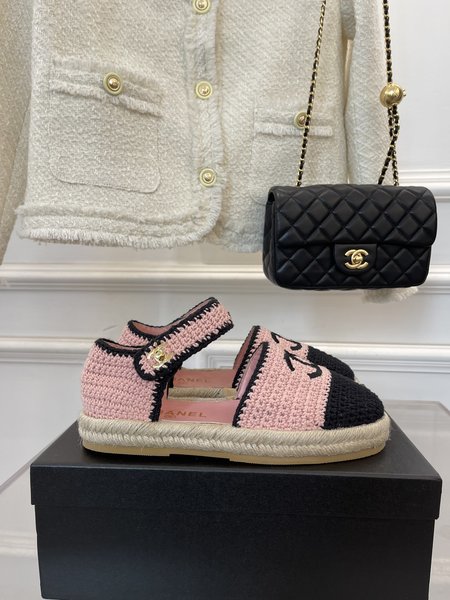 Chanel Handwoven Espadrilles Sandals