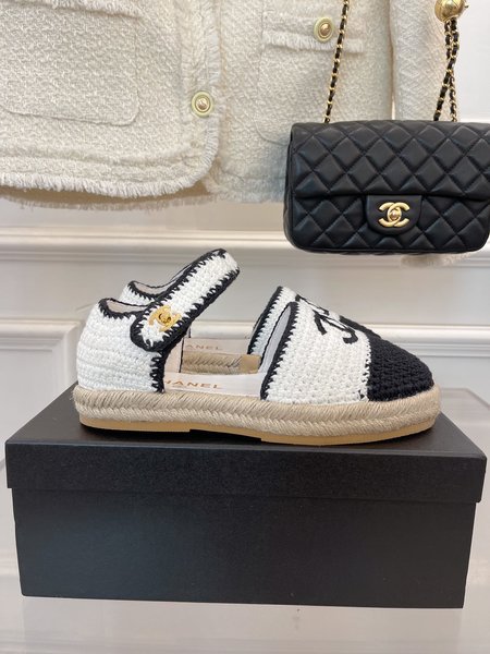 Chanel Handwoven Espadrilles Sandals