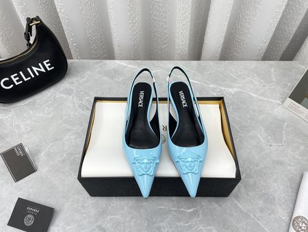 Versace women s flat back shoes